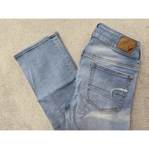 American Eagle Outfitters Artist Crop Jeans - Women's Size 2 - Super Stretch